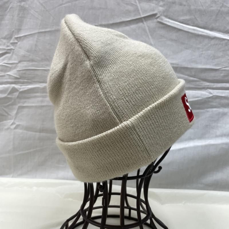 Supreme シュプリーム 帽子 ニット帽 ERA BOX LOGO Beanie Stone ストリート ビーニー アクリル スケーター ニット帽 ビーニー 帽子 メンズ