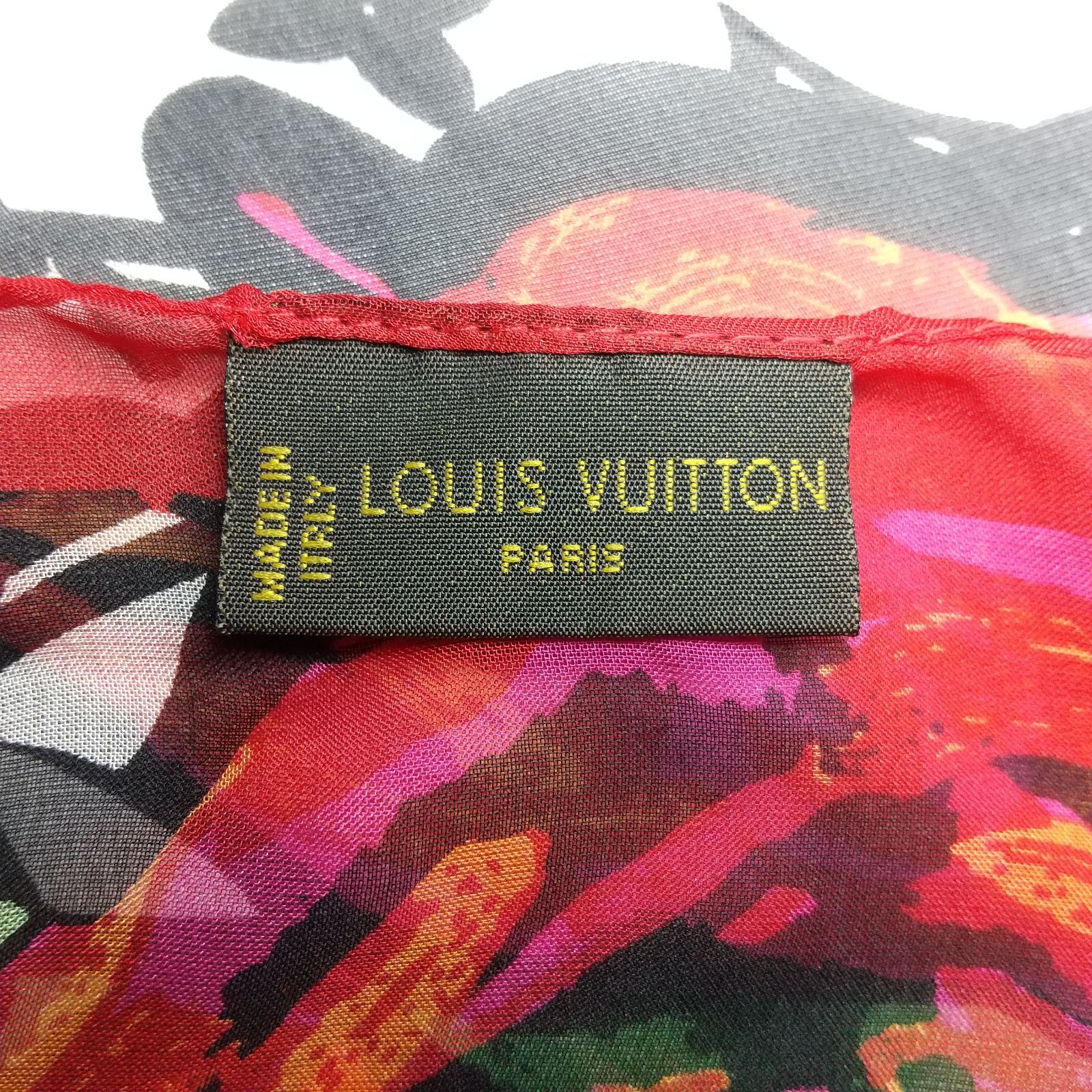 LOUIS VUITTON ルイヴィトン 夏用ストール silk100% - メルカリ
