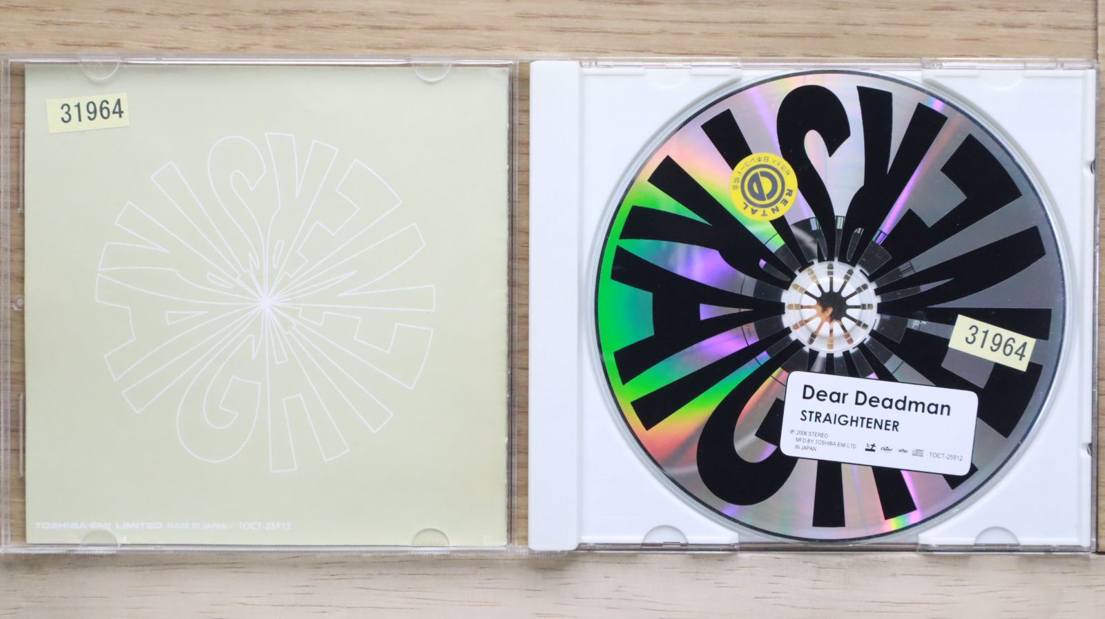 国内盤CD☆ストレイテナー/STRAIGHTENER□ Dear Deadman 【TOCT25912