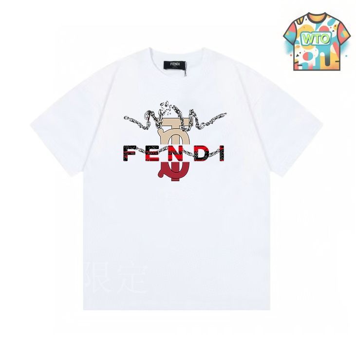 FENDI フェンディ 25SS レッドビスコース ジャカード Tシャツ 今日特価】Fendi / フェンディ 25ss ダブル F タオルジャカード