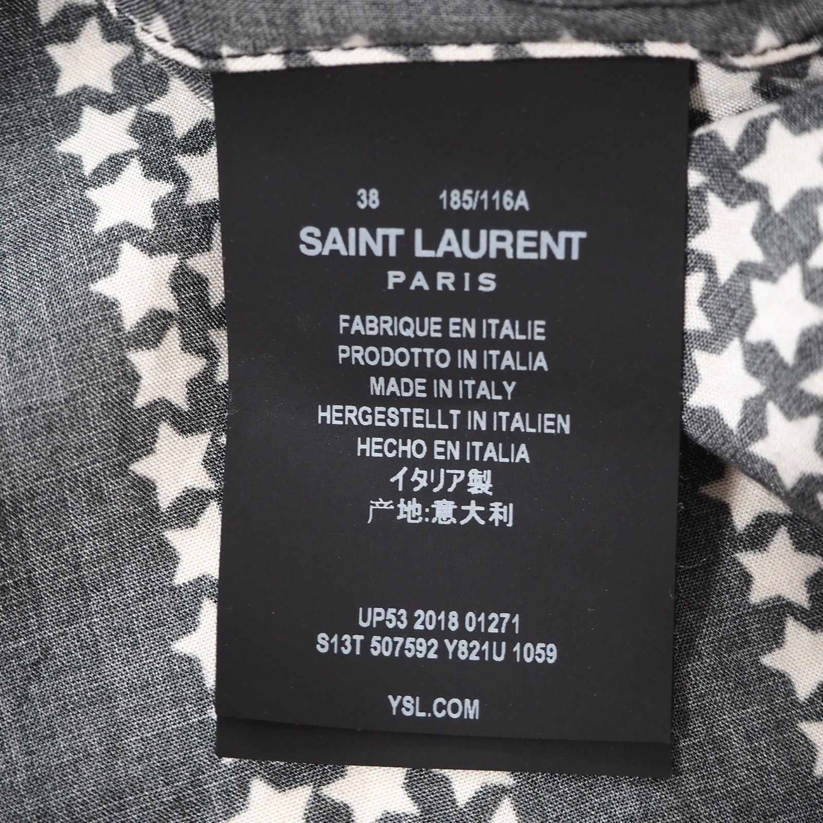 ☆【JPタグ】SAINT LAURENT PARIS/サンローランパリ 15AW L01 
