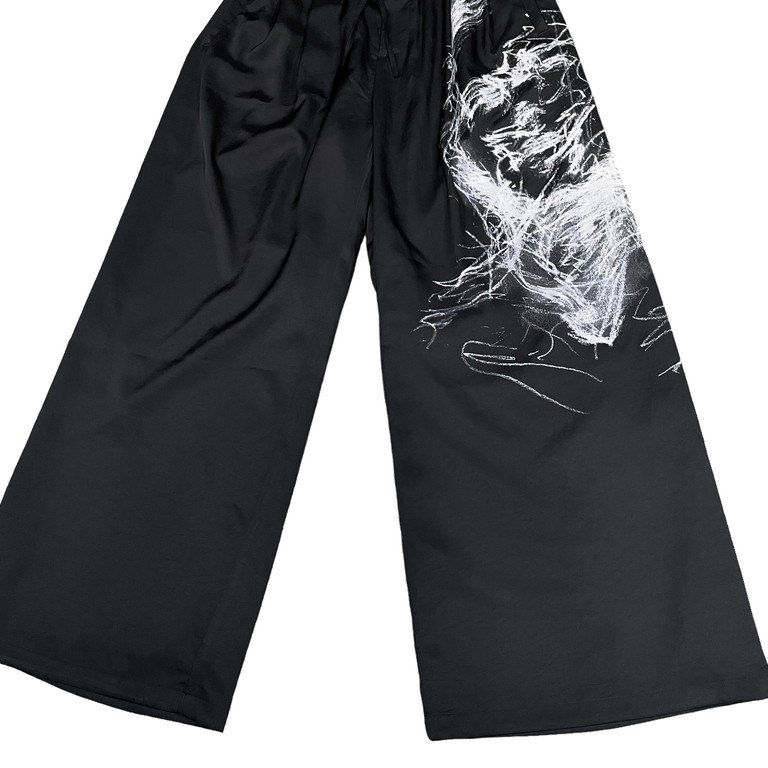 TAAKK 23AW DRAWING PRINT TROUSERS ドローイングプリントドロー