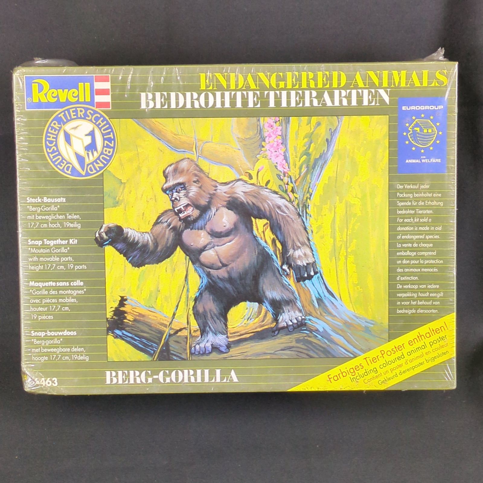 輸入キット 未開封品 レベル 6463 ゴリラ Revell Endangered Animals Bedrohte Tierarten BERG-GORILLA