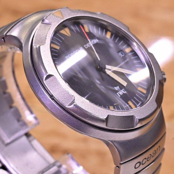 本物 美品 ポルシェデザイン 極希少 3524-001 OCEAN 2000 by IWC オートマチック メンズウォッチ 自動巻腕時計 オーシャン2000 箱 冊子付