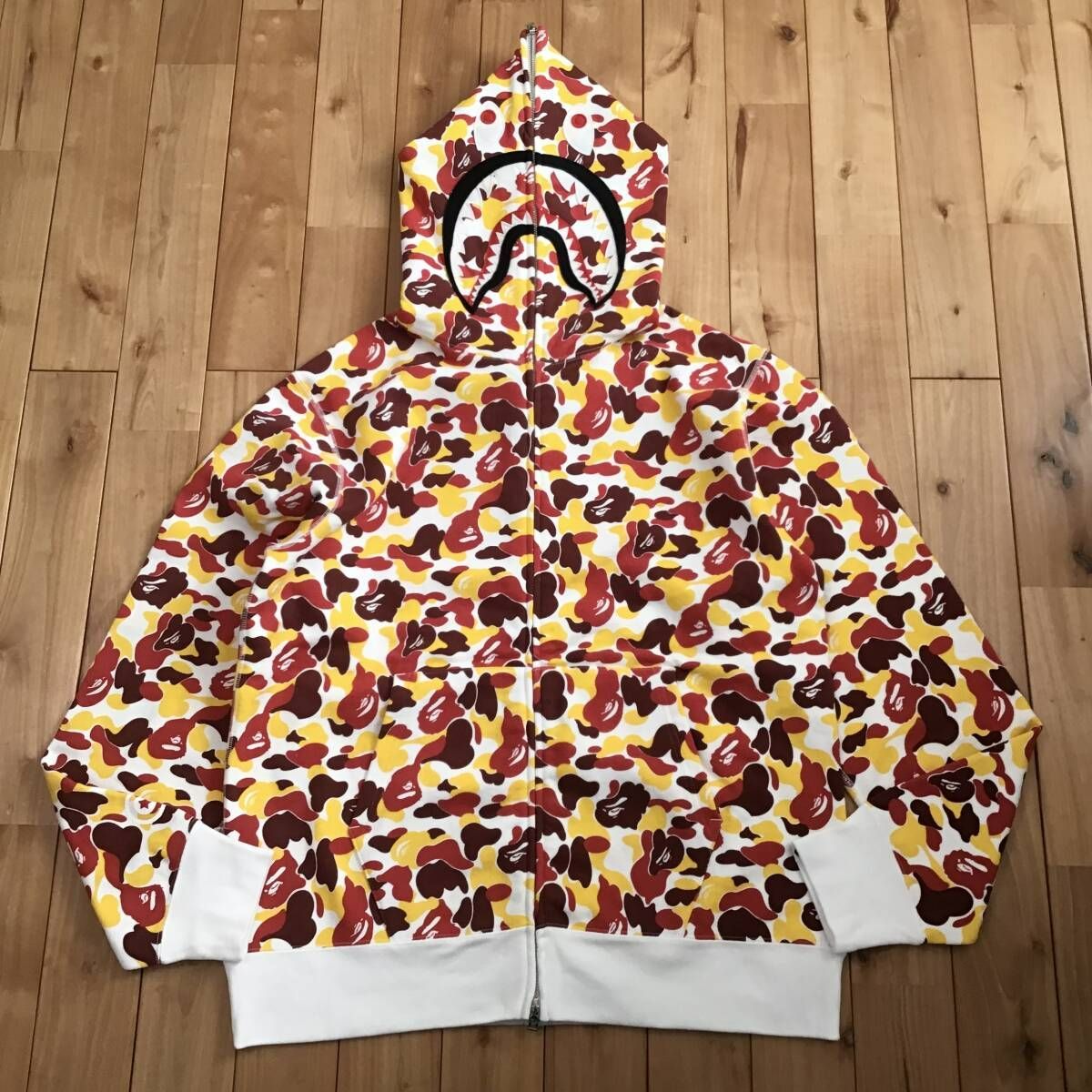 ☆北京限定☆ BEIJIN STORE CAMO Separate shark full zip hoodie XL 