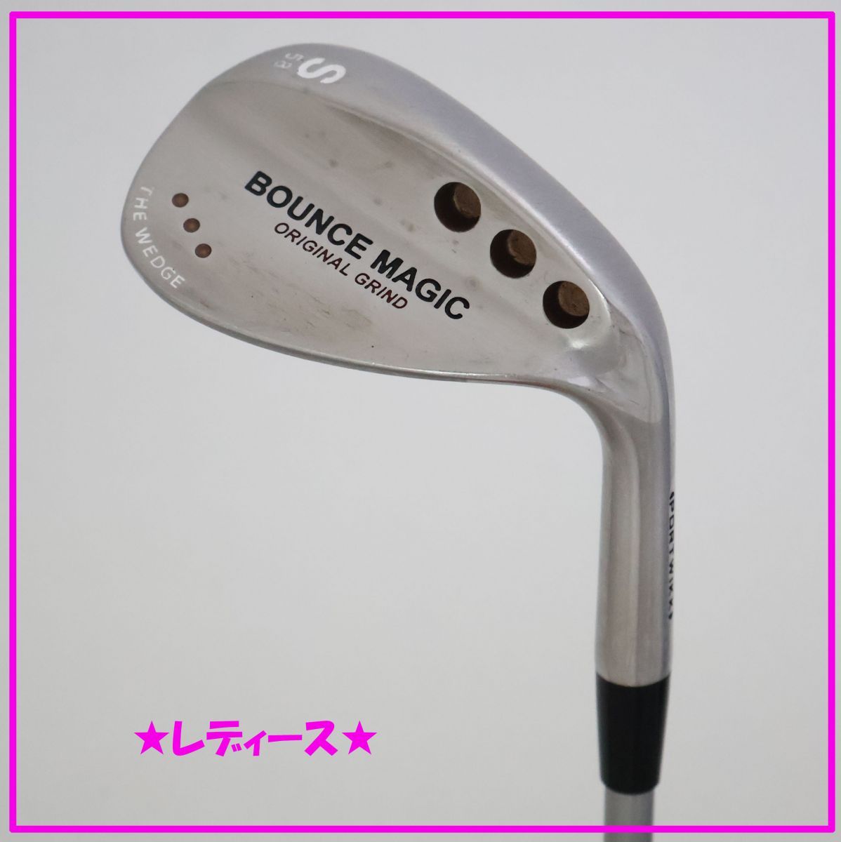 ●レディース用 ウェッジ PORTWIKK ポートウィック THE WEDGE BOUNCE MAGIC バンスマジック SW 58°カーボン W 82398