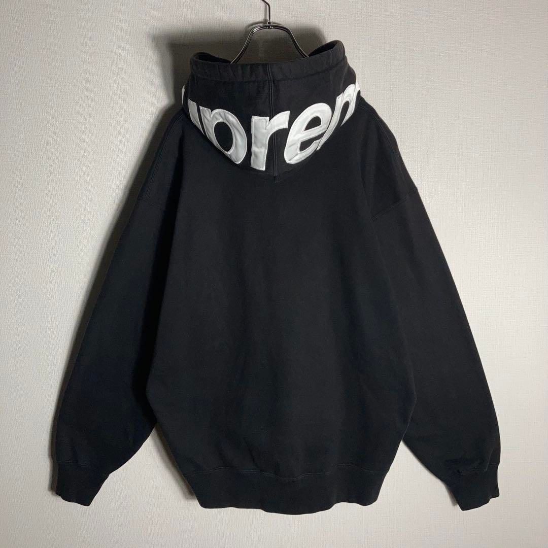 k*★様 オークション変更中 SUPREME/フルジップパーカー 美品】SUPREME プルオーバーパーカー ボックスロゴ 2021 黒 XL
