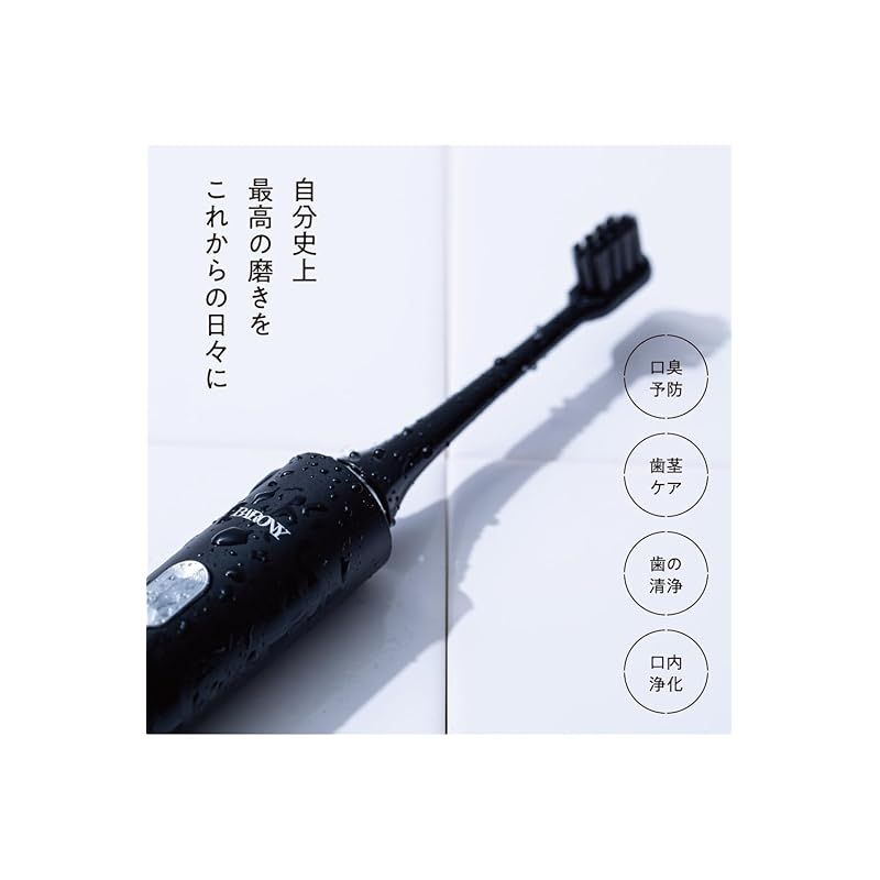 バロニー 電動歯ブラシ 2本替えブラシ 充電式 メンズ トゥースブラシ ミラー ソニック
