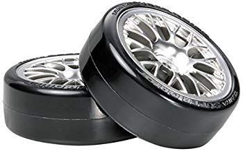 【】(未使用･未開封品) タミヤ HOP-UP OPTIONS OP.1021 メッキメッシュホイール スーパードリフトタイヤ ar3p5n1