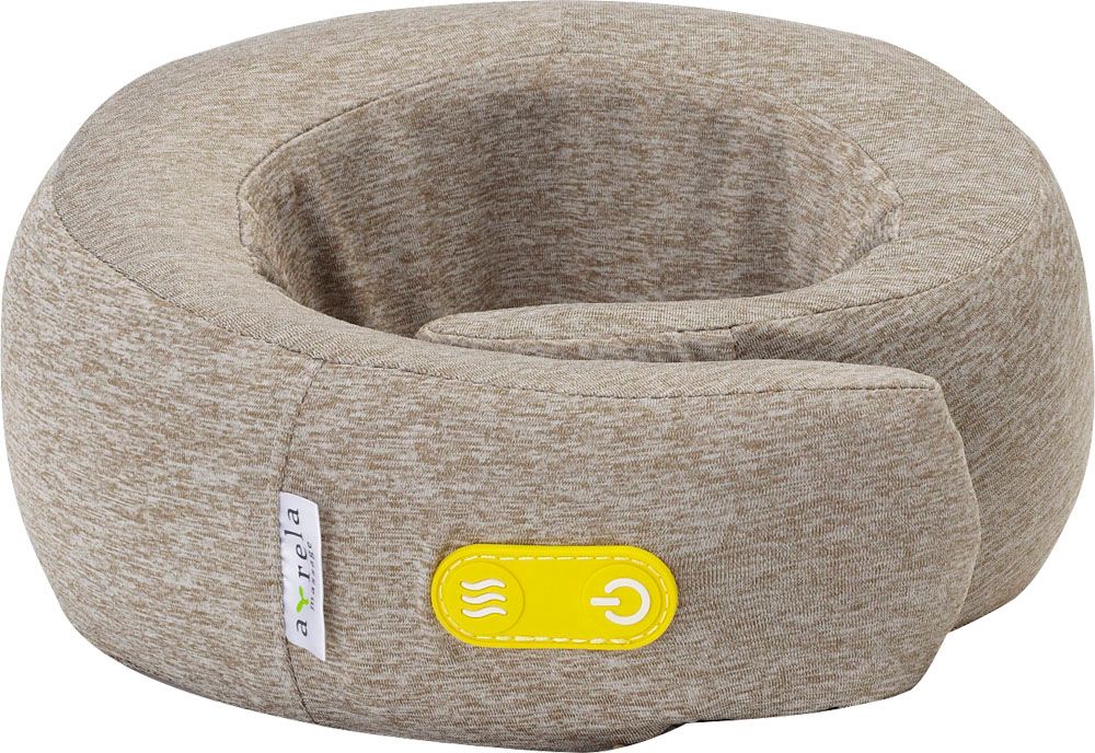 アルインコ ALINCO ネックピローマッサージャー ブラウン 健康 マッサージクッション 肩こり 首こり ほぐす ストレッチ デスクワーク 健康器具 ボディーケア ハンズフリー MCR8321T ブラウン