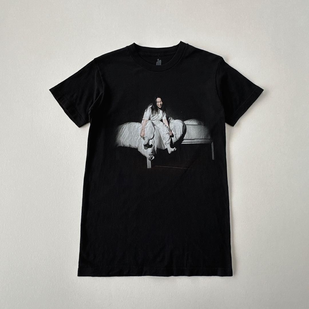 ビリーアイリッシュ ジャケット プリントTシャツ ブラック BILLE ビリーアイリッシュ ジャケット プリントTシャツ ブラック BILLE