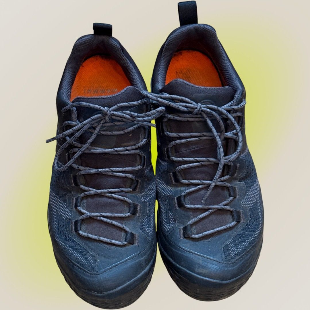 マムート MAMMUT デュカンスケール Ducan Scale Low GTX ゴアテックス トレッキングシューズ ブラック×オレンジ 26.5cm メンズ 状態A