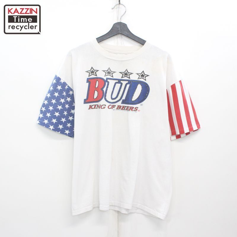 90s USA製 vintage L.A.SPORTSWEAR Budweiser バドワイザー デザイン 