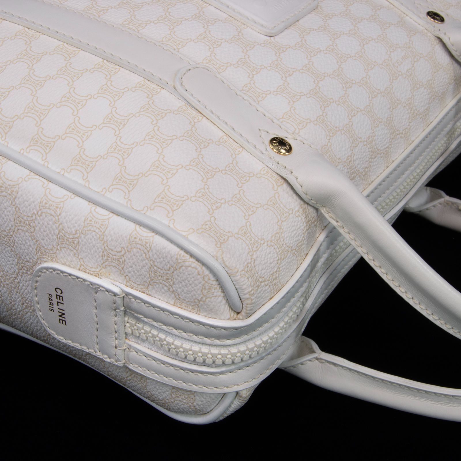 Whiteboo!!　CELINE オールドセリーヌ マカダム OLD CELINE オールドセリーヌ マカダム柄ショルダーバッグ PVC
