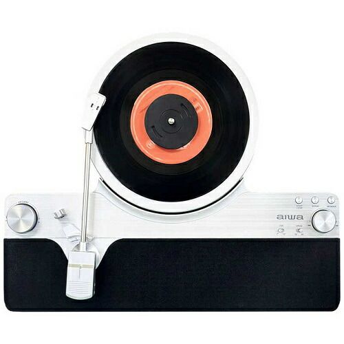 縦型レコードプレーヤー フルオートプレイ機能搭載 Bluetooth対応 アイワ GAA4-FRT0002