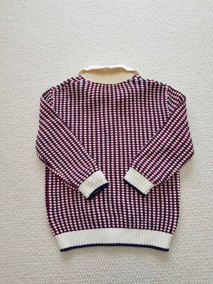 カンゴール ハーフジップアップ ニット パータン セーター 130