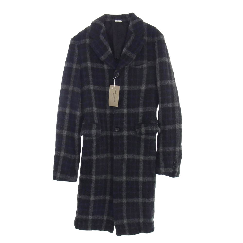 ✨美品✨コムデギャルソン　モッズコート　ダークネイビー　タータンチェック COMME des GARCONS HOMME PLUS コムデギャルソンオムプリュス AD2024