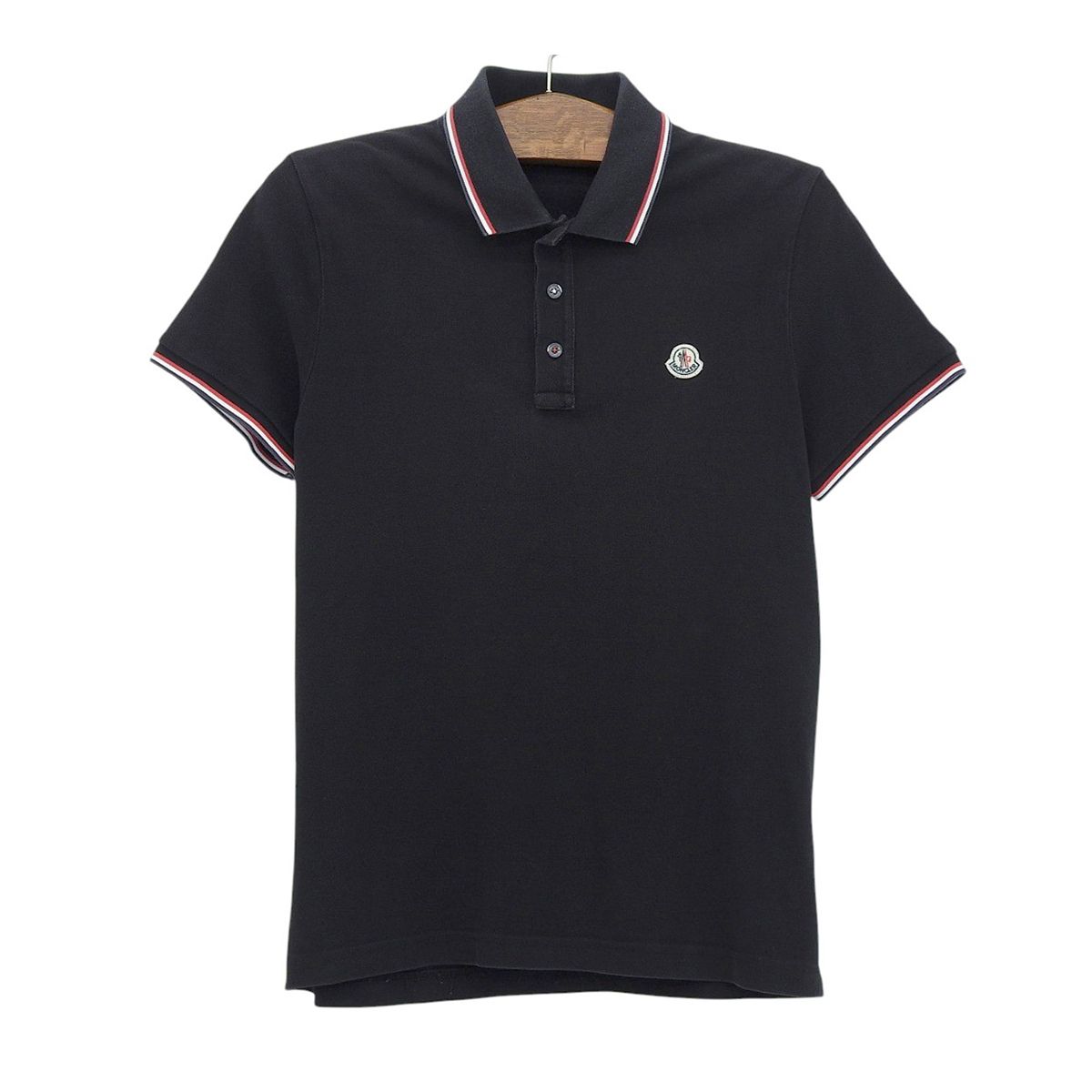 モンクレール MAGLIA POLO MANICA CORTA ポロシャツ 83055 00 84556 メンズ ブラック MONCLER アパレル 小物