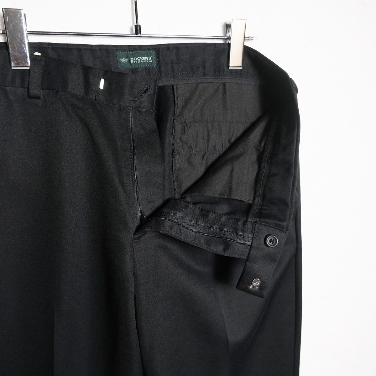 ドッカーズ ブラックデニム スラックス USA製 リーバイス アクション W34 ドッカーズ ブラックデニム スラックス USA製 リーバイス