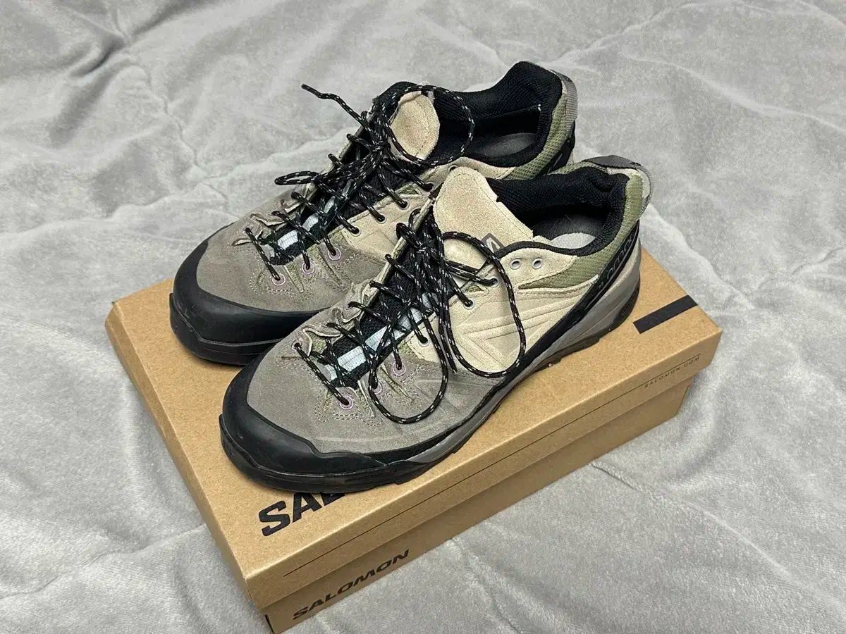 SALOMON サロモン X ー Alp LTR Pewter ヴィンテージ カーキ