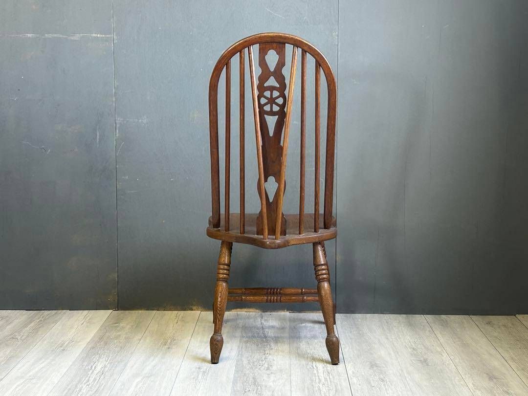 ④　英国　イギリス　クラシック　クラシカル　フープバックチェア　オーク材　NI ④ 英国 イギリス クラシック クラシカル フープバックチェア