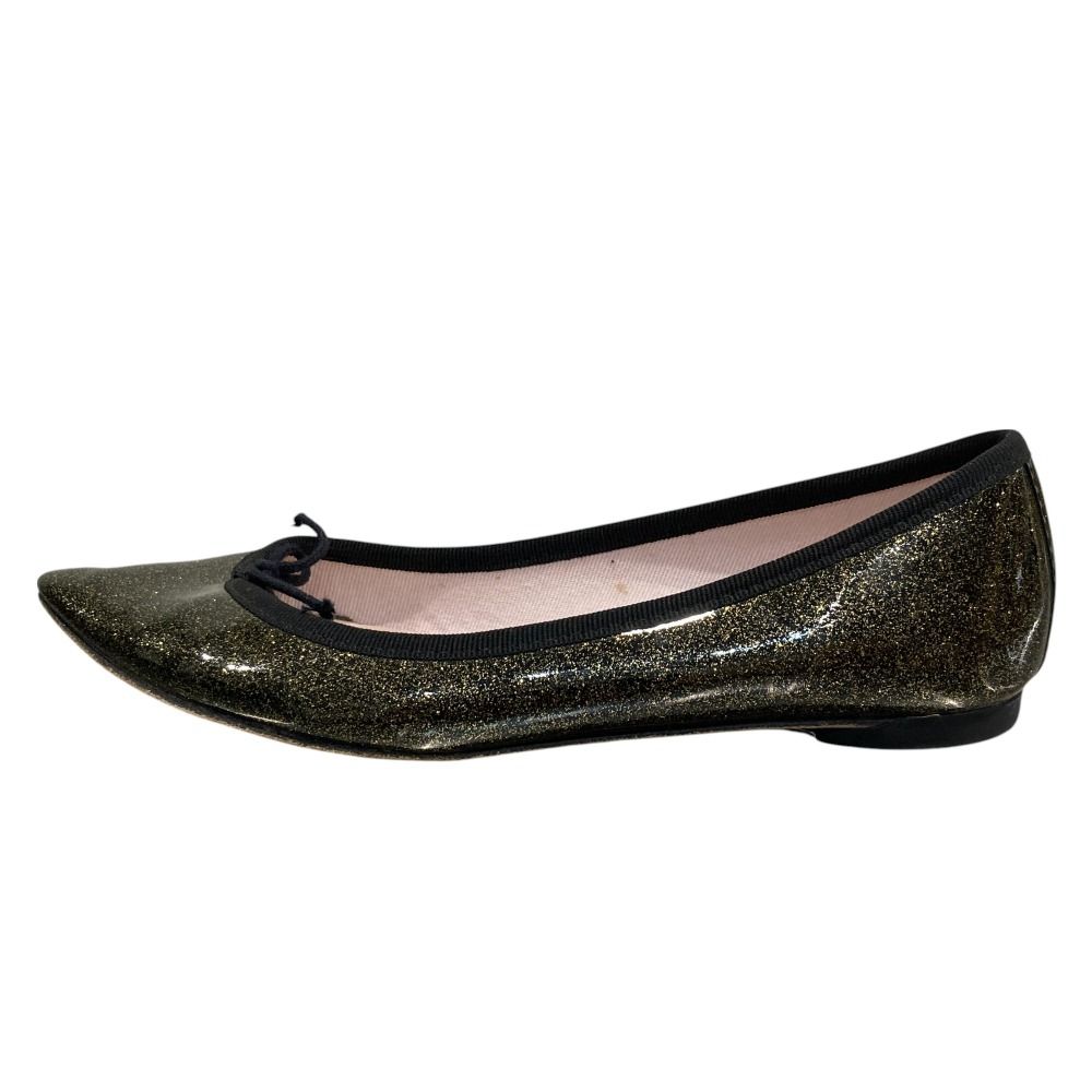 美品 repetto レペット パテントレザー ポインテッドトゥ