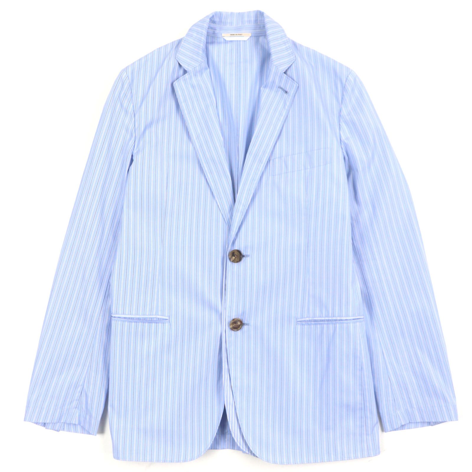 極美品▽HERMES エルメス 21SS コットン100% ストライプ柄