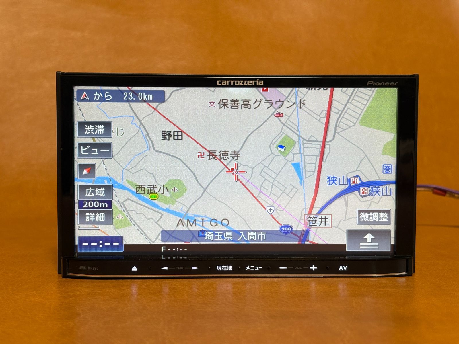 カロッツェリアAVIC-MRZ90地図2016