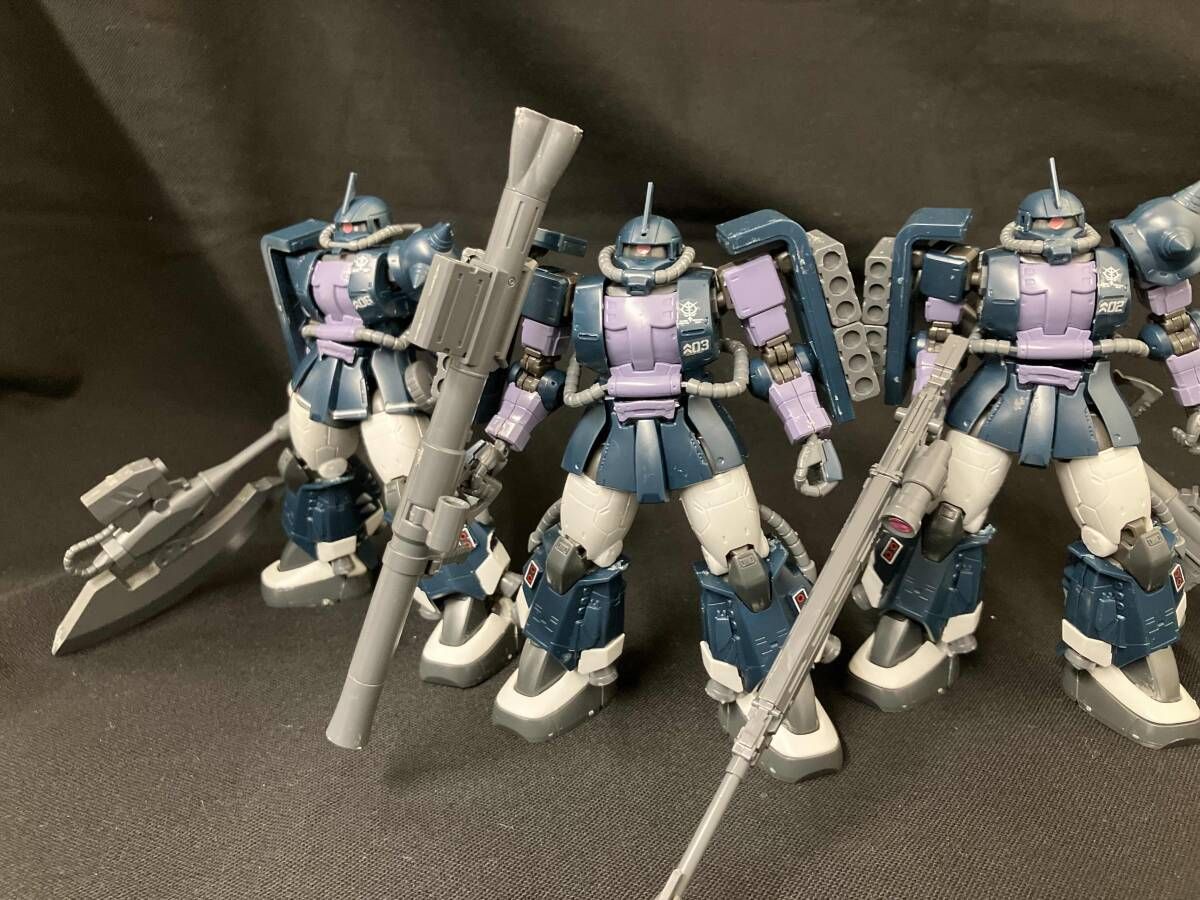 プラモデル HGザク黒い三連星3体セット