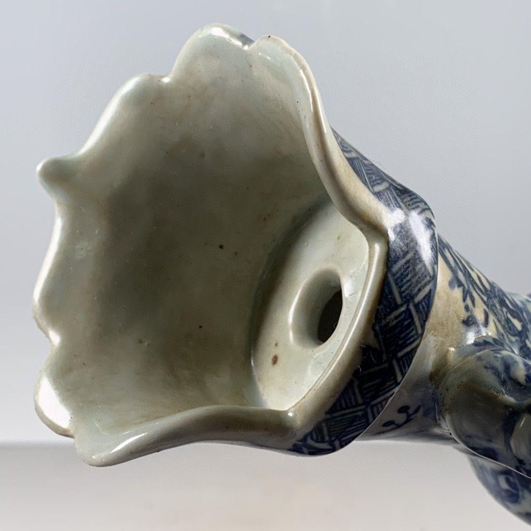 中国古美術 龍形ハンドル壺 クラック釉仕上げ 崇寧5年汴京官