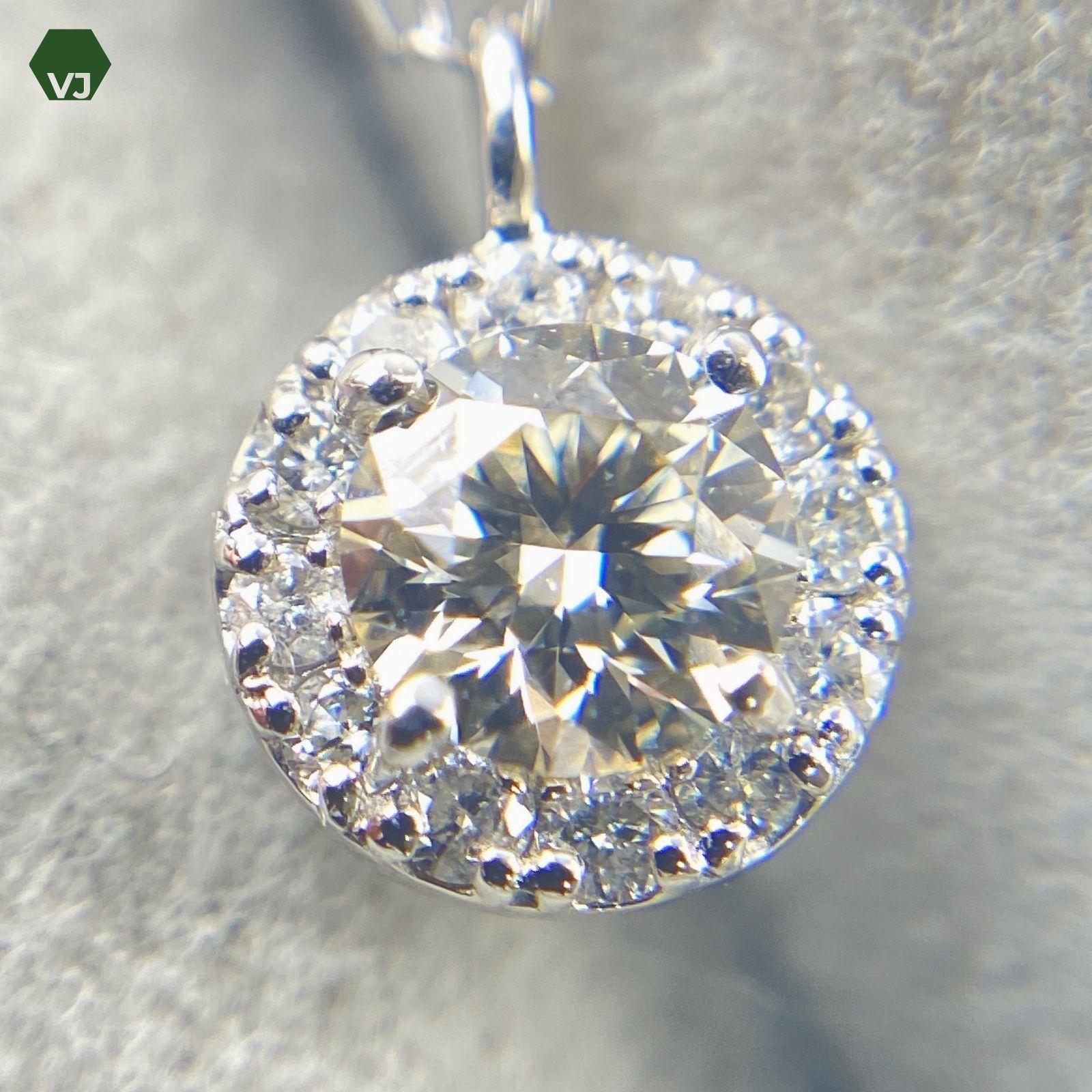 16-14】ダイヤモンド ネックレス D0.259ct D0.1ct【中古】【PT850 