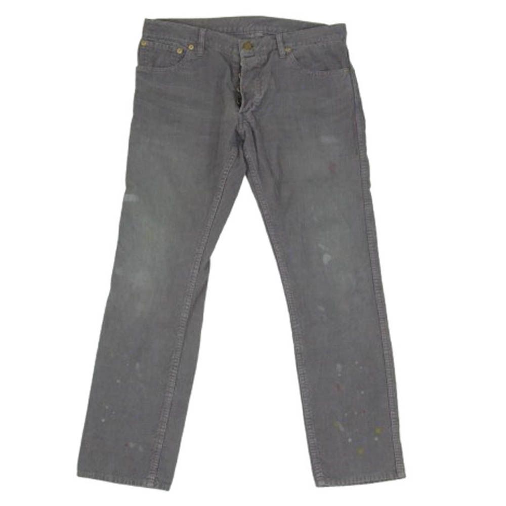 VISVIM ビズビム 0117205008018 FLUXUS 10 SLUB フルクサス スラブ ペイント加工 コーデュロ イパンツ
