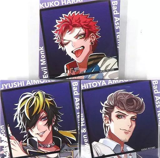 波羅夷空却 Bad Ass Temple 缶バッジ 18個セット トレーディング缶バッジ .Bad Ass Temple ヒプノシスマイク -Division