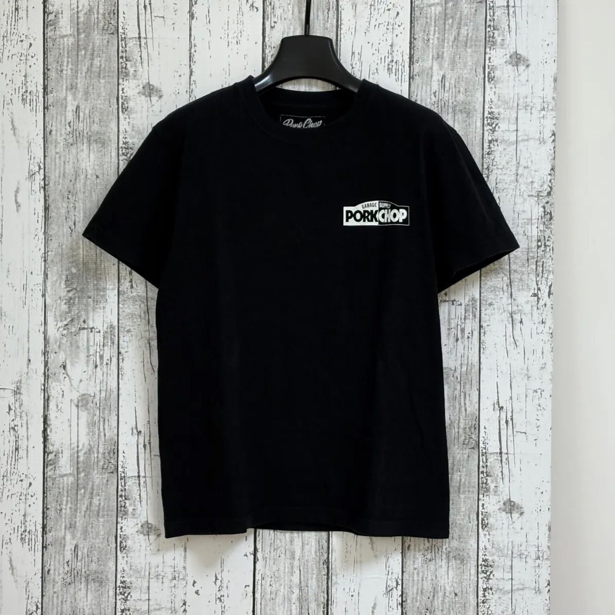 PORKCHOP GARAGE SUPPLY ポークチョップ ブロックロゴ バック