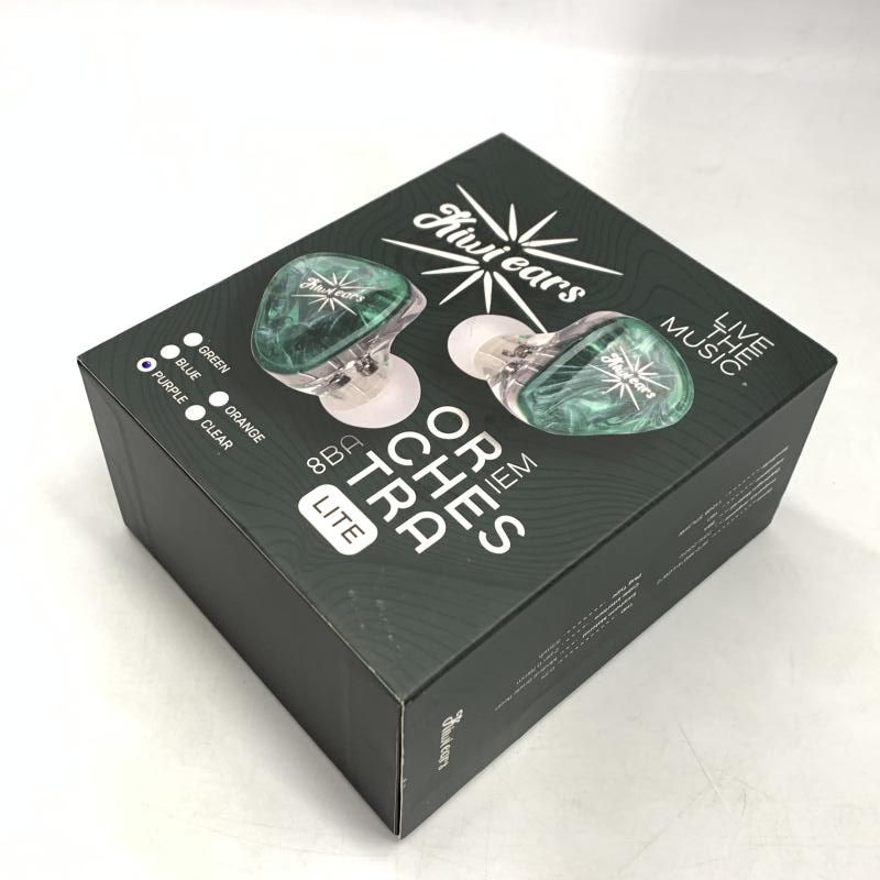 中古】Kiwi Ears Orchestra Lite パープル 有線イヤホン カナル