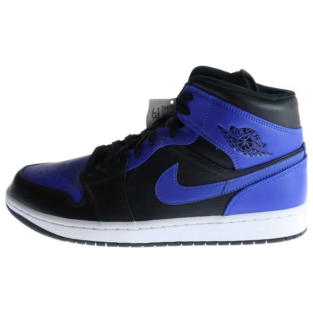 【極美品】NIKE ナイキ エアジョーダン 1ミッド ロイヤル 2019 NIKE ナイキ AIR JORDAN1 MID エアジョーダン1 ミッドカット