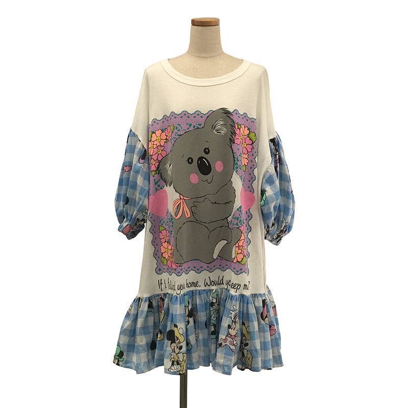 TAYLOR DORRY / テイラー ドーリー | Disney Minnie Mouse / ディズニー ミニー ドッキング オーバーカットソー | F | ホワイト | レディース TAYLOR DORRY / テイラー ドーリー | Disney Minnie Mouse