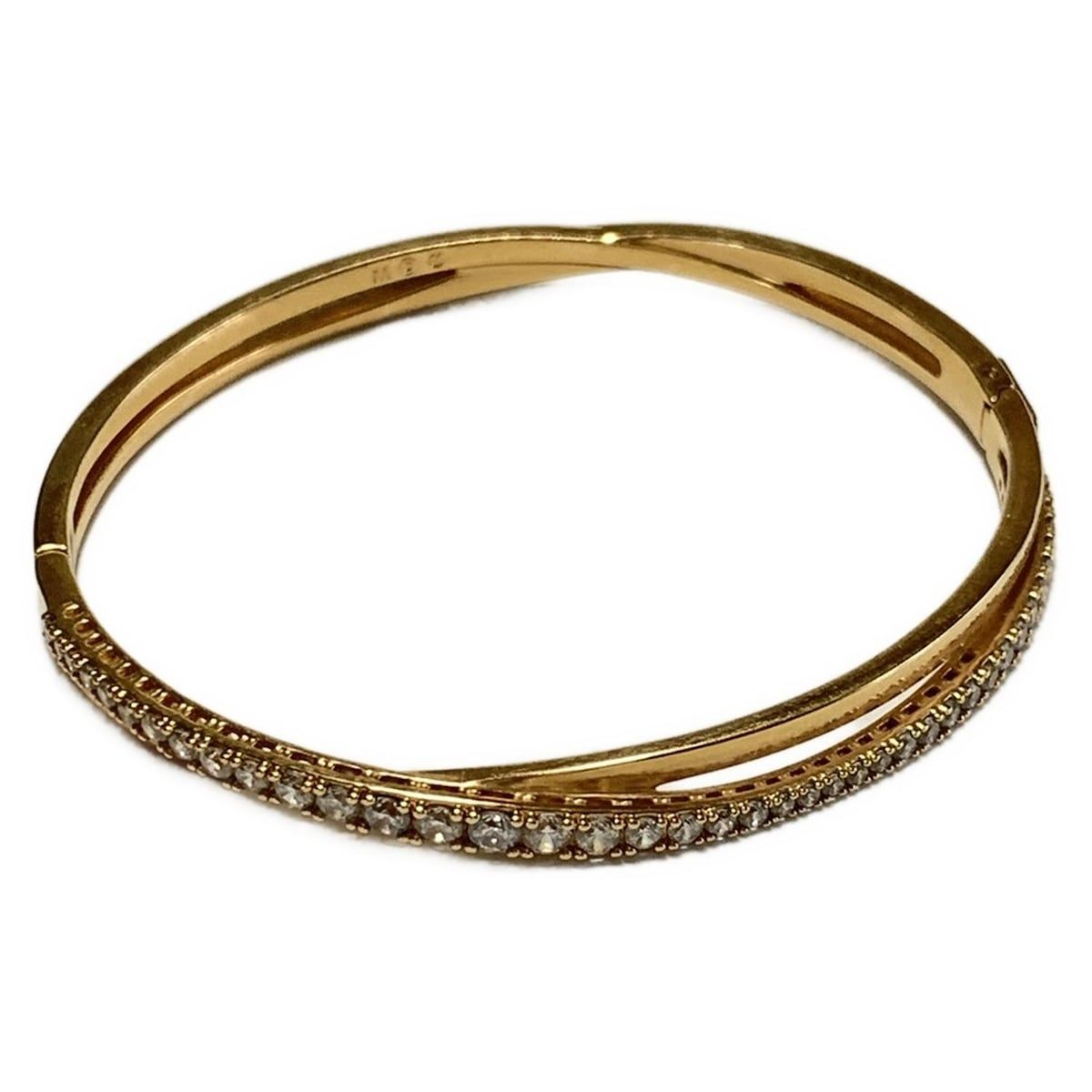 激安/新作 SWAROVSKI(スワロフスキー) バングル美品 - クリア×ピンク アクセサリー