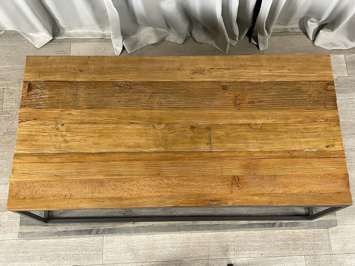 GS42 クラッシュゲート ライグ 古材 天板 センター テーブル ロー