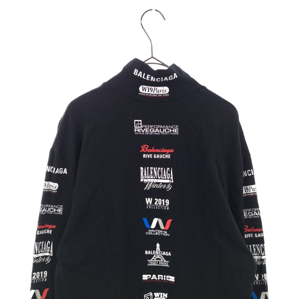 BALENCIAGA (バレンシアガ) 19AW Multi Logo Turtle Neck Long Sleeve