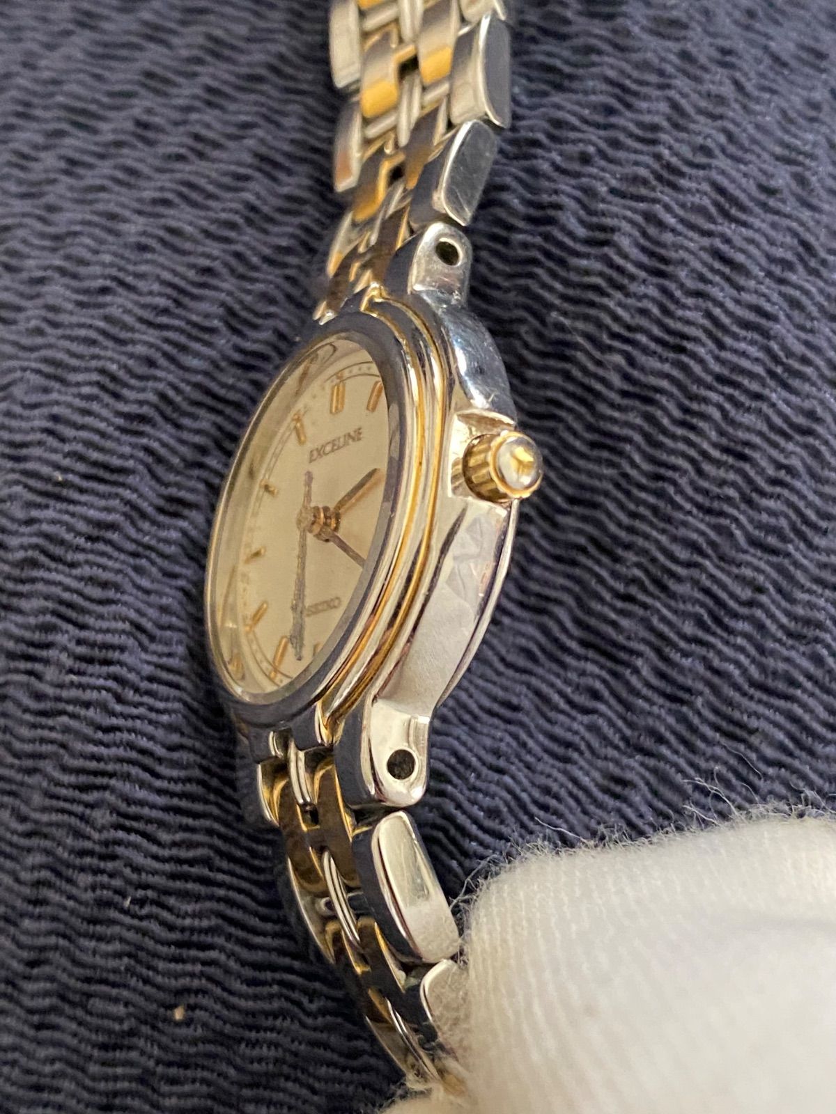 稼働品 SEIKO セイコー Exceline エクセリーヌ 腕時計 クオーツ 時計】【非稼働品】SEIKO セイコー EXCELINE エクセリーヌ