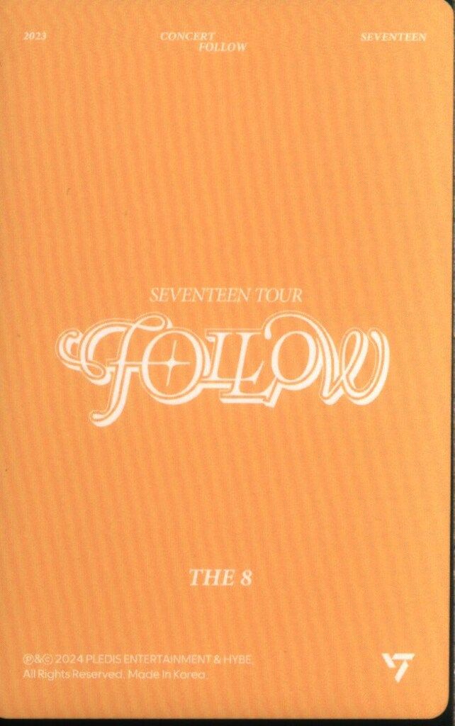 SEVENTEEN デジタルコード THE8 FOLLOW TO SEOUL - メルカリ