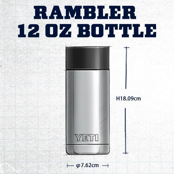 イエティ ランブラー 12oz ホットショット 粘り強い タンブラー