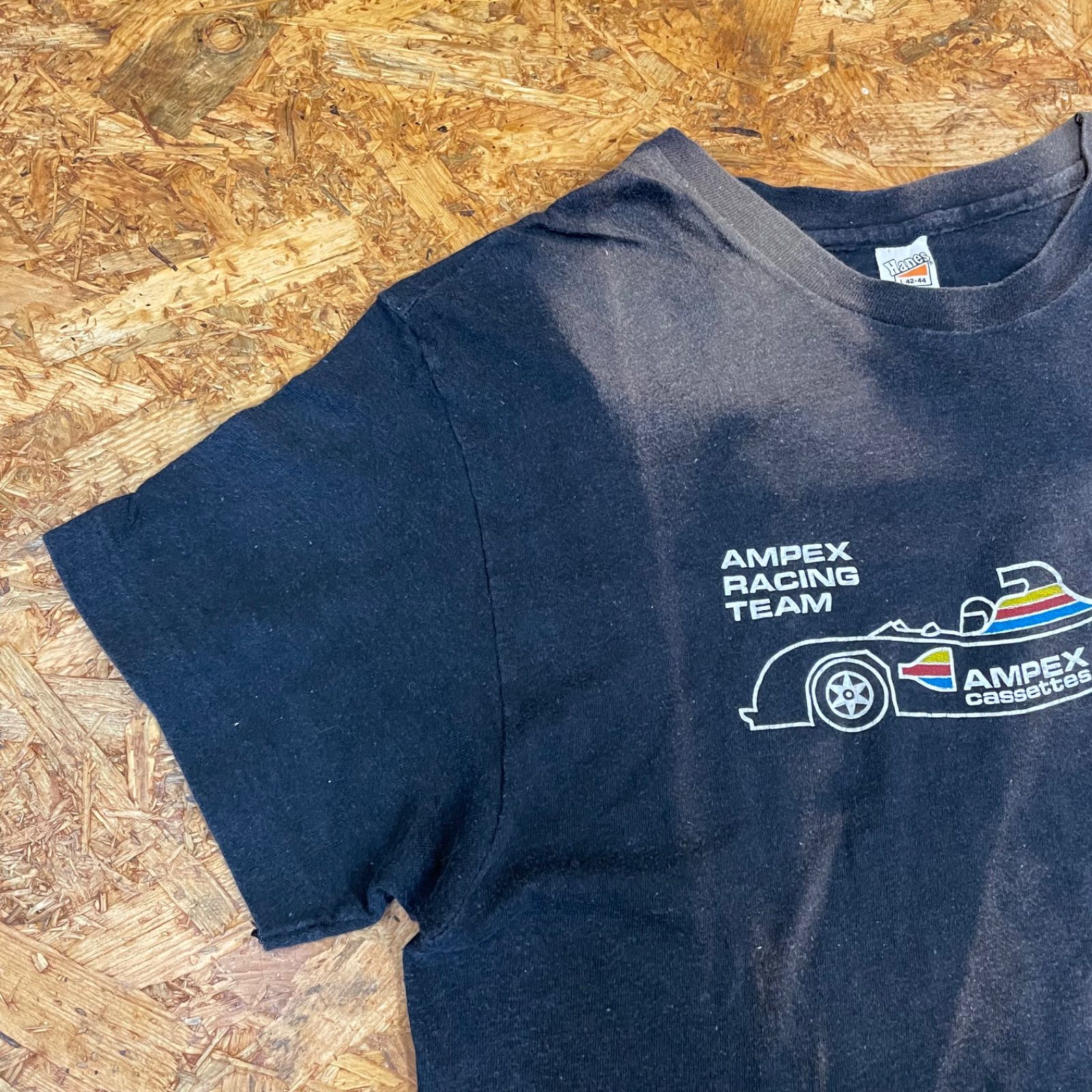 70s USA製 Hanes AMPEX プリントTシャツ L 旧タグ 三角タグ オレンジタグ チビタグ 半袖 US古着 70年代 ヴィンテージ  ビンテージ vintage ユーズド USED 古着 MADE IN USA - メルカリ