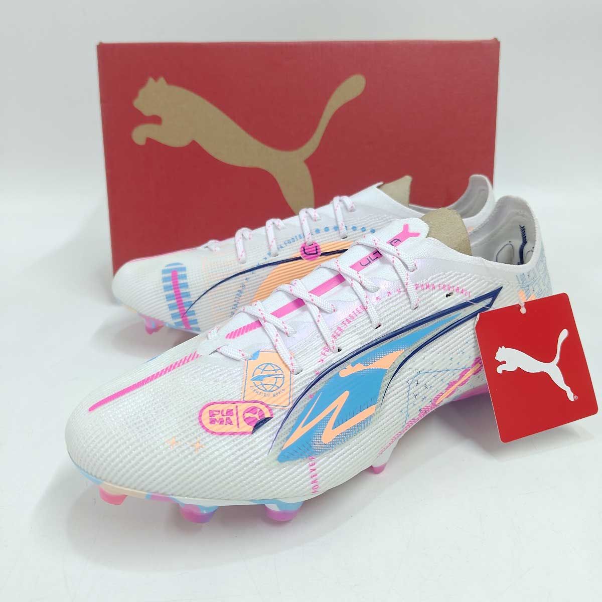 【未使用】プーマ サッカースパイク ウルトラ 5 アルティメット VOL UP FG 27cm 108063-01 メンズ PUMA 天然芝グラウンド トップモデル