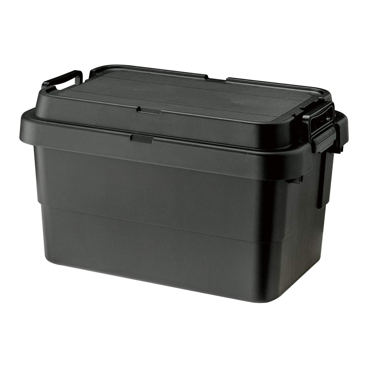【新着商品】日本製 ブラック 50L TC-50S トランクカーゴ スタッキング 収納ボックス リス
