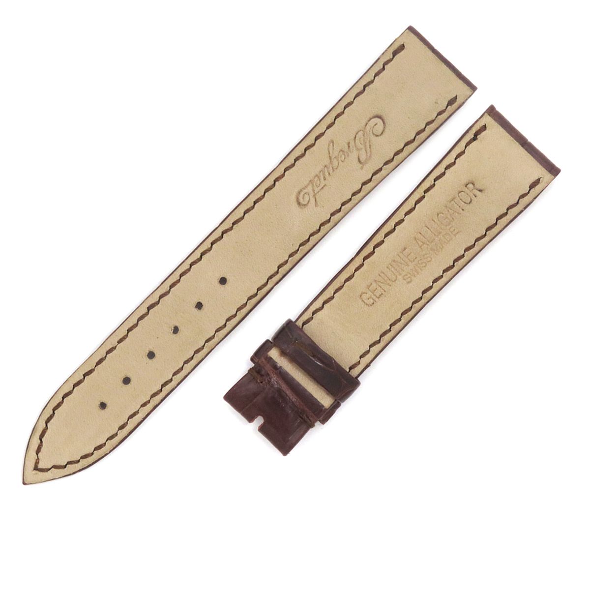 ブレゲ BREGUET 腕時計パーツ 純正 クロコダイル ダークブラウン 新品