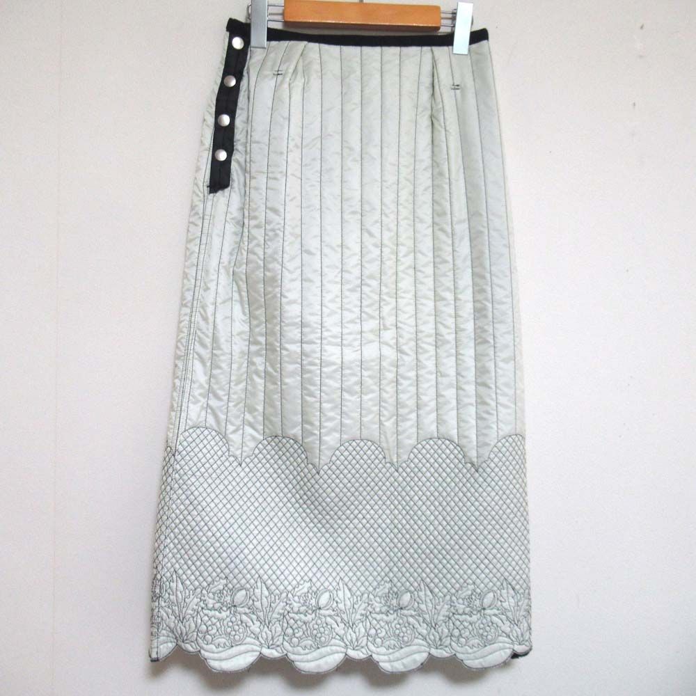 美品 24AW FUMIE TANAKA フミエタナカ mix quilt SK リバーシブル 