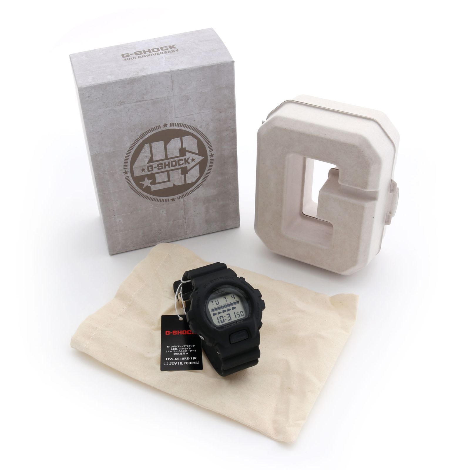 G-SHOCK 40周年記念モデル】 DW-6640RE-1JR 新品未使用 Gショック