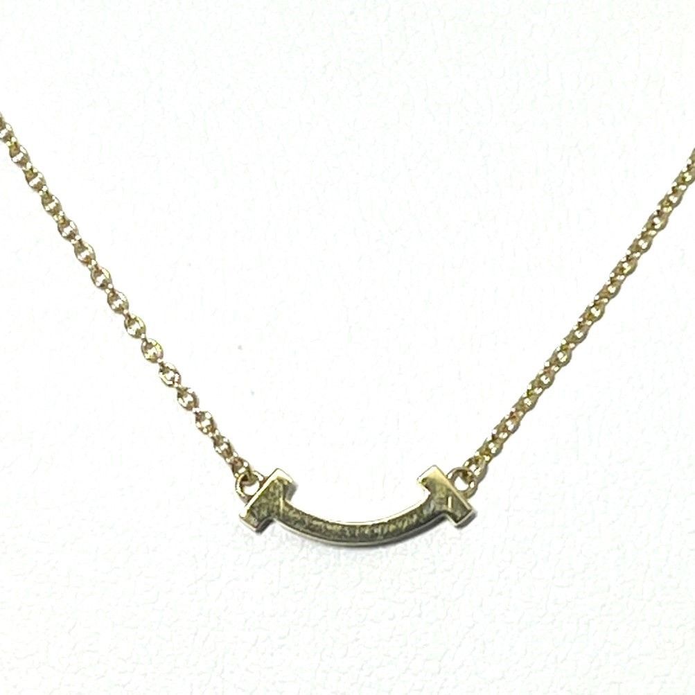 TIFFANY&Co. ティファニー T スマイル ミニ ペンダント ネックレス  